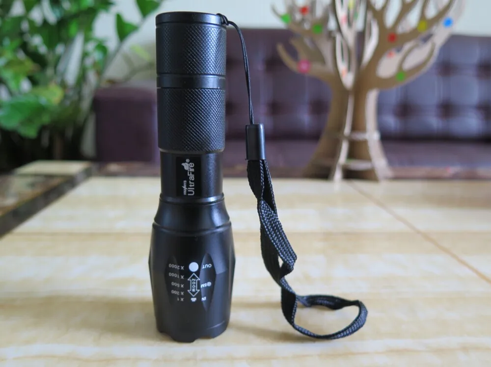 2500 Lumen Zoomable LED Flashlight - Cree XML T6, 5 Modes, Uses 18650/AAA, Adjustable Focus, Waterproof - View #7