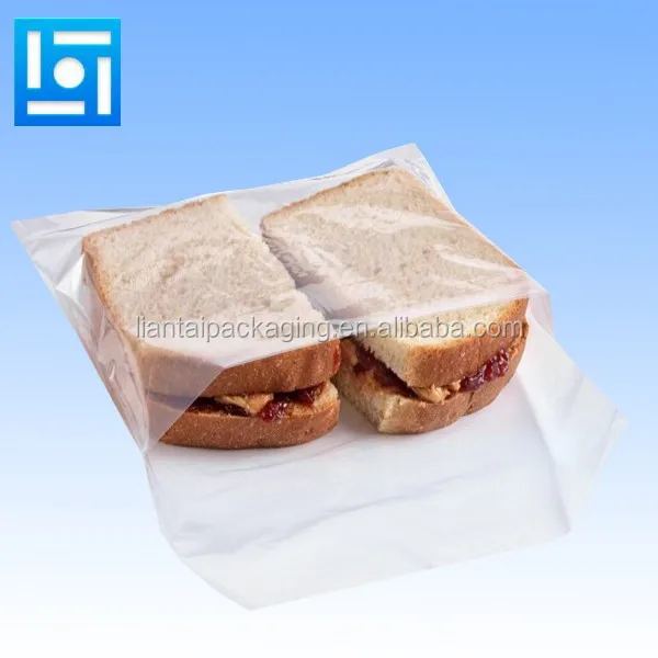Transparent Opp Wrapper Bread Plastic Biodegradable Food Packaging Bag For Packing Samosa Spring