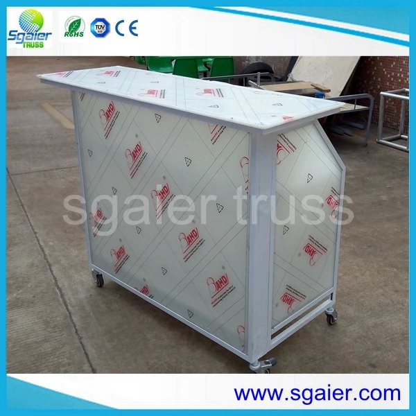  (2) portable bar (3)