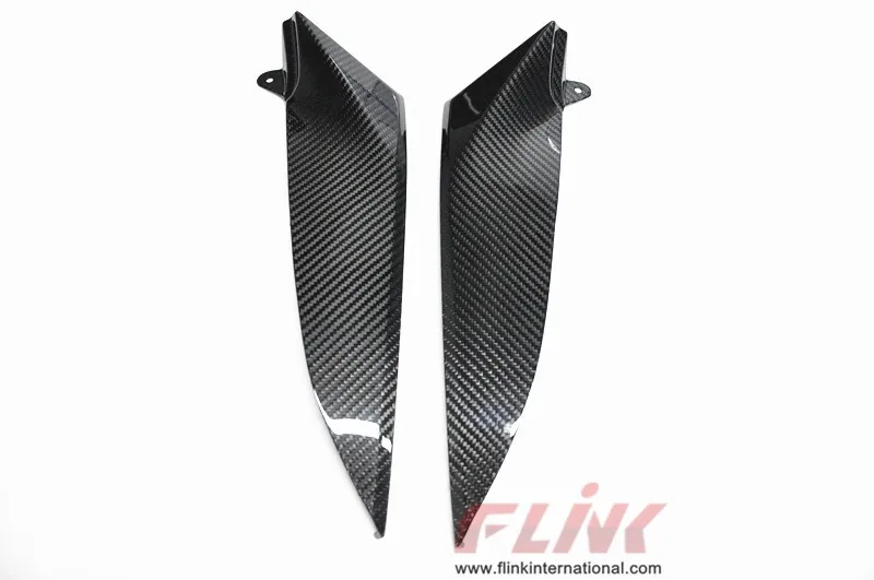 Hot Sales,2 x Carbon Fiber Tank Side Covers Panels Fairing For Yamaha YZF R6 2006 2007 YZF-R6 06 07 YZFR6 Tank Side Cover Panel 