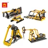 Power Electronic Model Toys Beam Pumping Unit STEAM Series 4 in 1 Educational Building Block Toys For Kids Intelligence