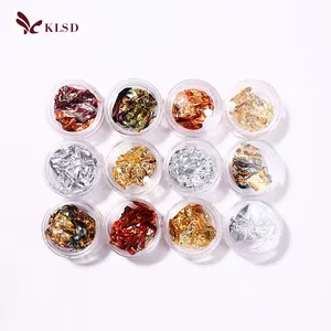 Manicure diy jewelry gold and silver foil paper tin foil paper nail sticker decorations wholesale factory direct