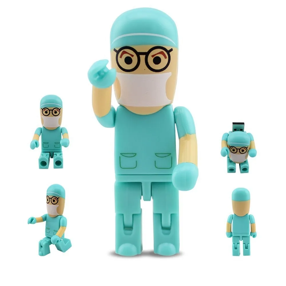 Kartun Robot Medis Pen Drive Dokter Usb Flash Drive 4 Gb 8