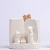 White Ceramic Nativity Figure Statue Customized