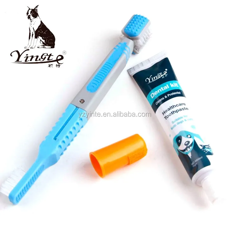 With Toothbrush And Toothpaste For Dog And Cats Buy Pet Toothrbush
