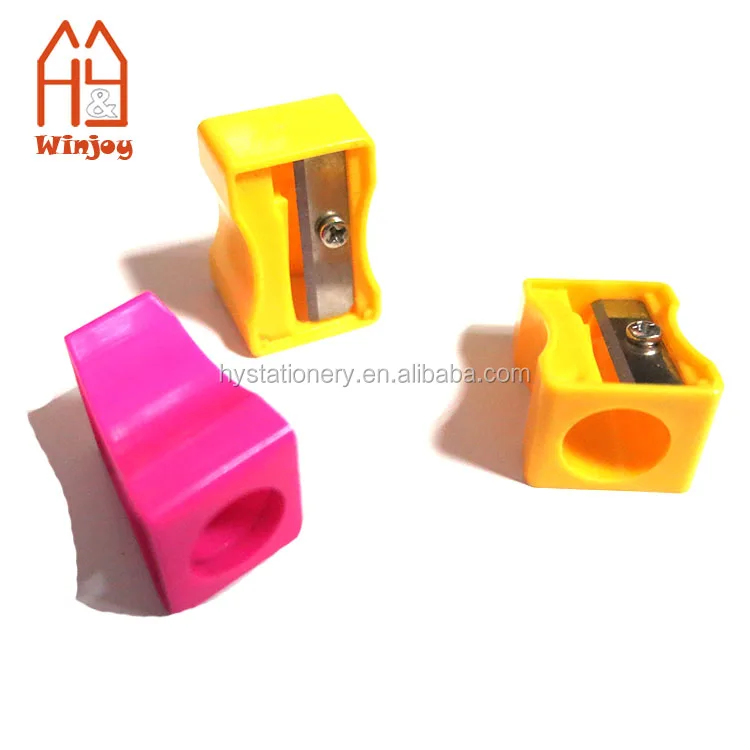 Large Hole Plastic Pencil Sharpener With Hanging Hole Big Pencil