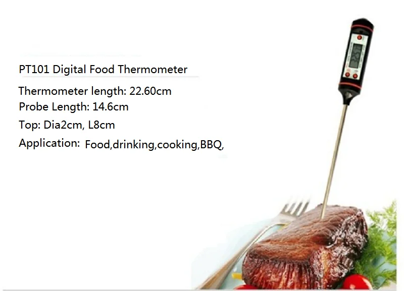 TP101 instant read LCD Digital kitchen food thermometer
