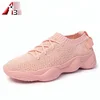 2018 Factory price OEM&ODM breathable knitted upper running shoes for women