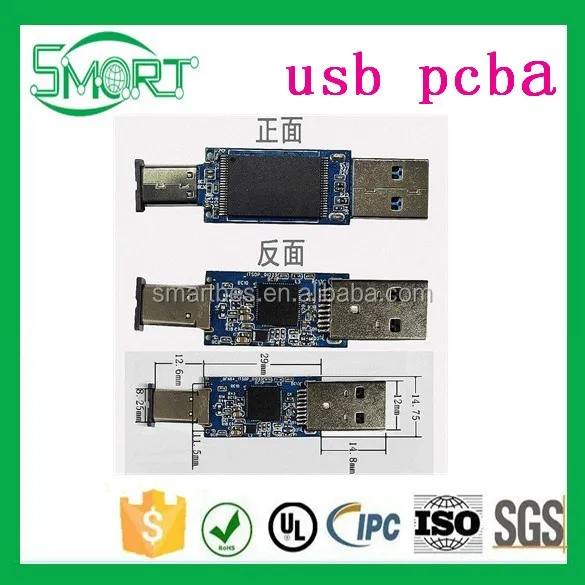 Smart Electronics Mobile Phone Dual Port Output And Type C Usb Flash Drive Pcba Boards Buy 2811