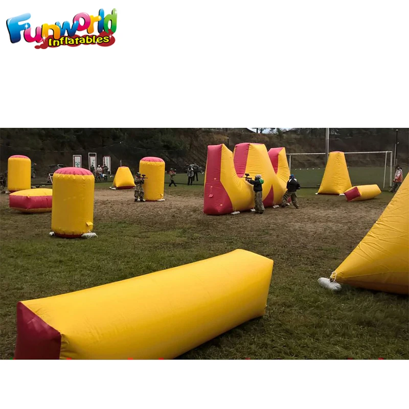 Inflatable Sports Field Paintball Arena Inflatable Paintball Bunkers