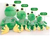 Customized frog cute custom plush soft stuffed jumbo animal gift kids toy