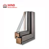 China Manufacturer European Style Tilt and Turn Copper Clad Windows