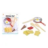 New style child baby kitchen play toysbase kitchen stemmed round frying pan set