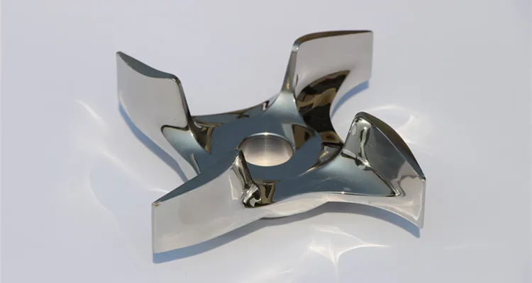 Custom precision investment casting stainless steel 4 bladed boat propellers.jpg