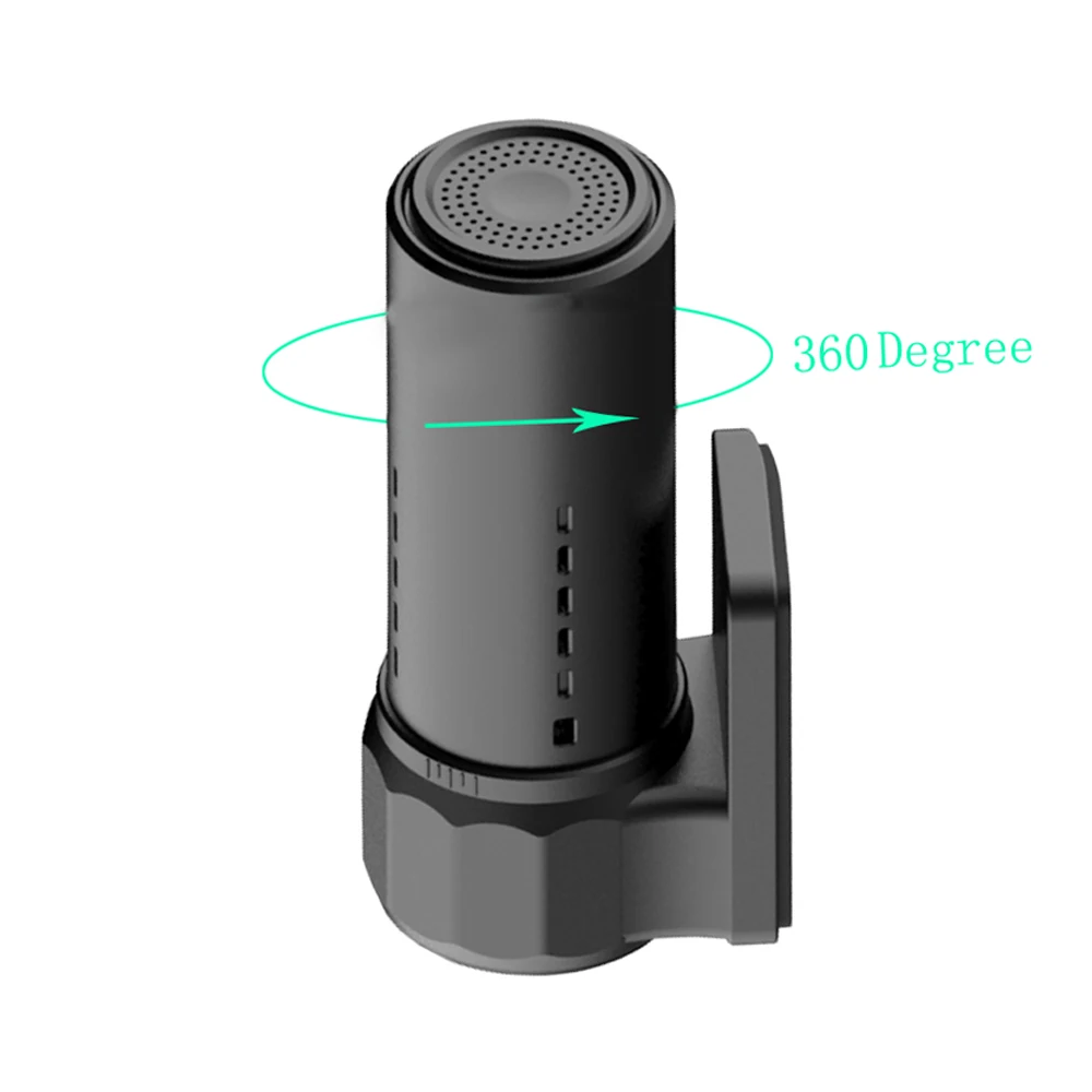 Hidden Car Dashcam 360 Rotation Wifi Car Video Recorder Strong Night