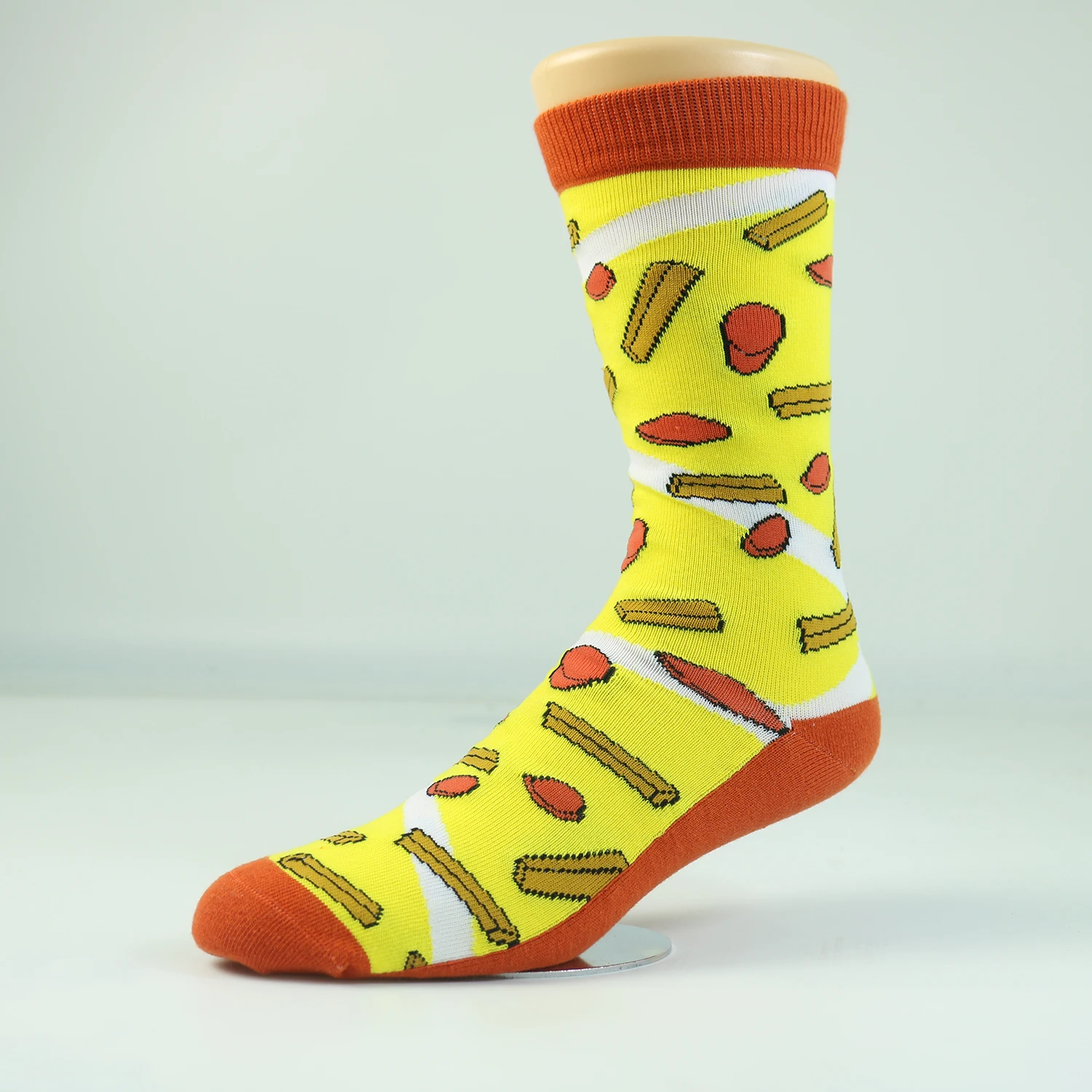 非洲打印飞机防滑动漫什锦运动廉价男士袜子