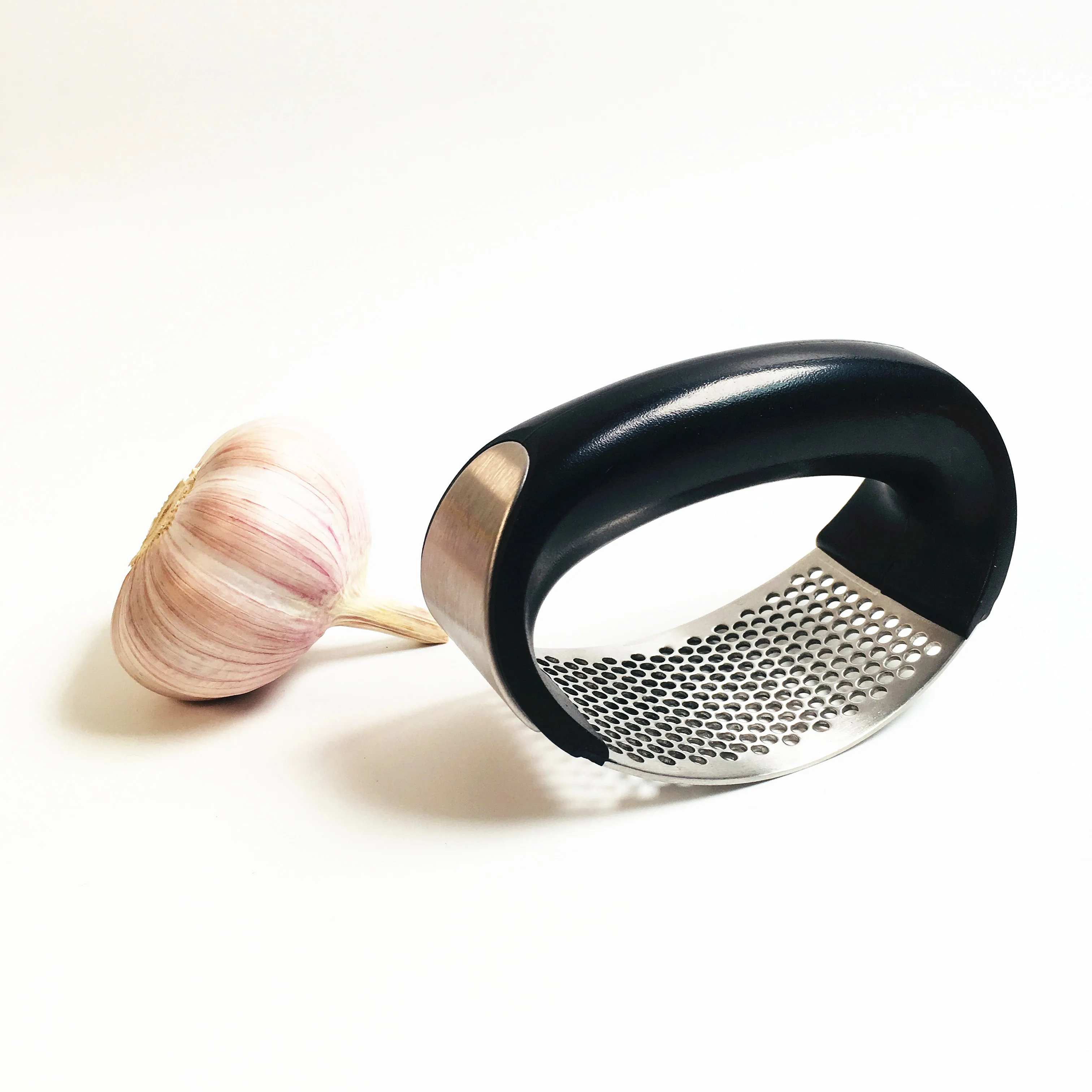 Arc Garlic Rocker 304 Stainless Steel Crusher Twist Garlic Press For