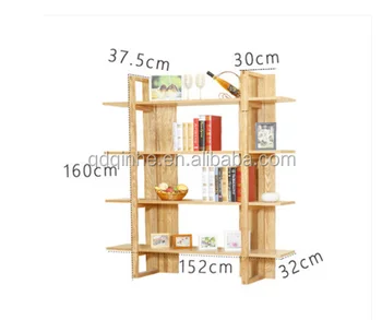 Top White Ash Solid Wood Book Shelf Rack Corner Top White Ash Solid Wood Book Shelf Rack Corner Design