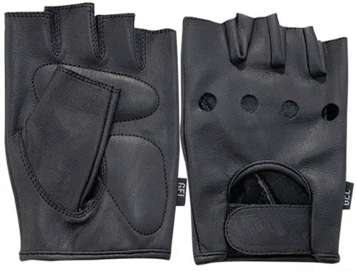 leather cycling gloves