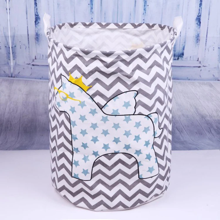 Dirty Clothes Storage Basket Folding Waterproof Dirty Clothe Laundry Basket Cotton Linen Kids Toy Sundries Storage Barrels Large.jpg