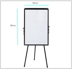 Tripod Flip Chart White Writing Board Paper Static Flip Chart Magnetic ...