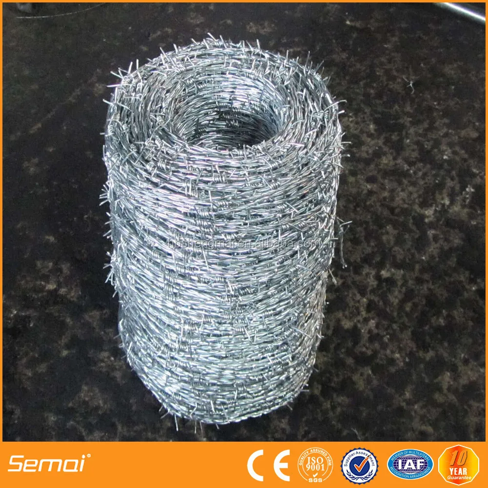 Galvanized Decorative Barbed Wire Fencing, Galvanized Decorative ...