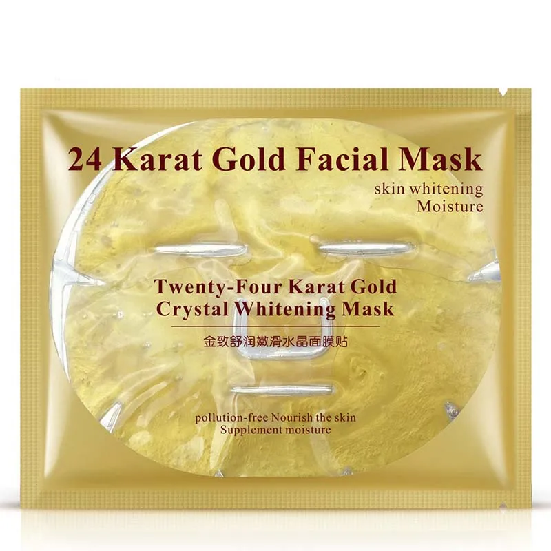 Bioaqua 24K Gold Crystal Collagen Whitening Nourishing Skin Care Face Mask