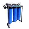 20inch 4 stage jumbo housing blue water purification small RO plant with Pressure gauge