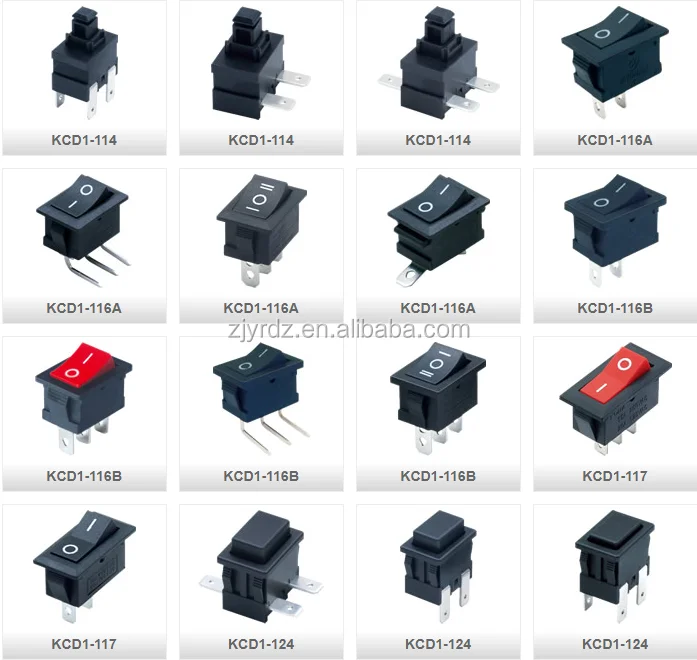 M20 Round Rocker Switch With 12V LED Blue Button 10A