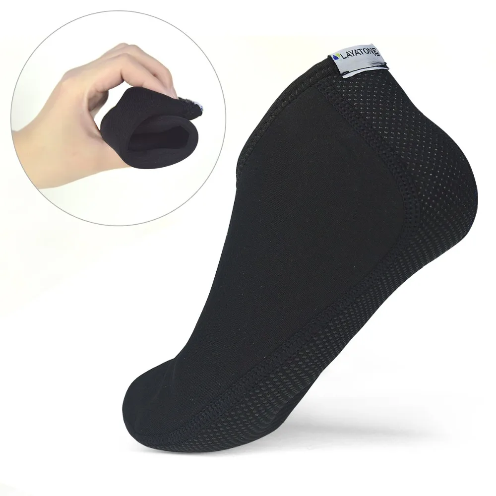 厚度: 2毫米防滑袜 3.涂层面料: 尼龙内部和外部 4.技术: 黑线 5.