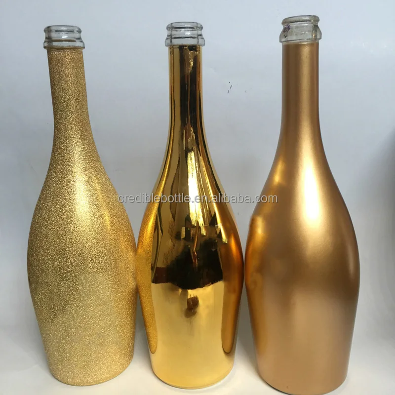 750ml Electroplated Gold Champagne Bottles 750ml Electroplated Gold Champagne Bottles Bottle Price Product On Alibaba