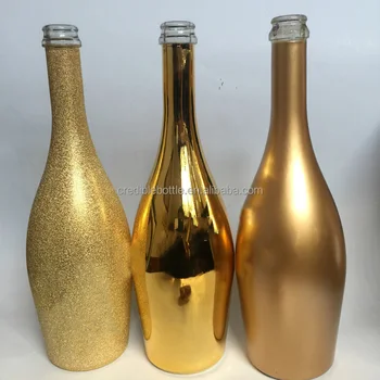 750ml Electroplated Gold Champagne Bottles 750ml Electroplated Gold Champagne Bottles