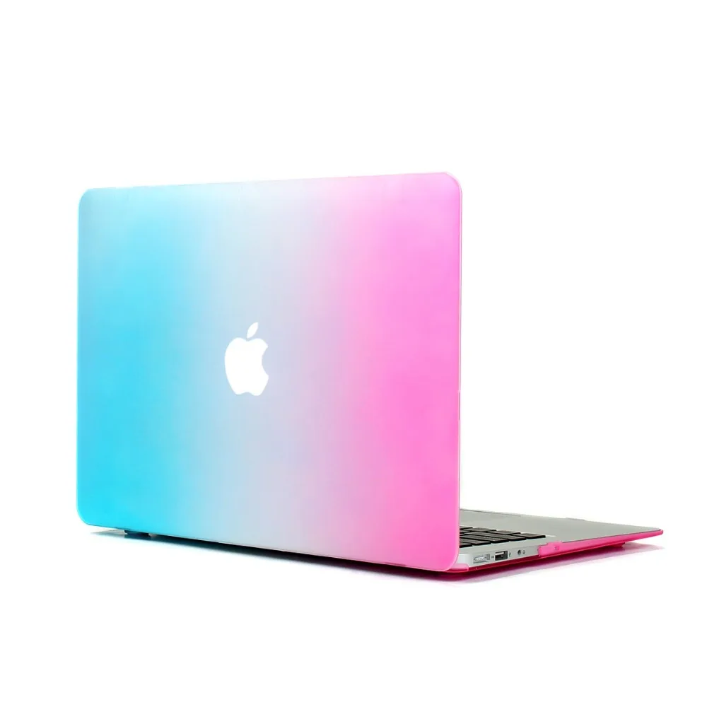 2016 Rainbow Matte Hard Case Cover For New Macbook pro air retina,Hard case for Macbook 11, 12, 13, 15, 17
