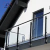 European standard custom cheap tempered glass aluminum Glass Railing for balcony/pool