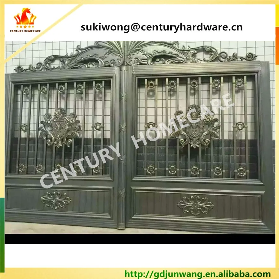 Alibaba China Simple Iron Pipe Gate Design Gate Grill Fence Design