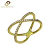 Saudi Arabia Style Cross Shape X 14 K 18 K Gold Wedding Ring for Female