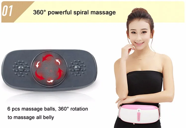 Electric Neck Shoulder Vibration Massager Belly Fat Burner With Kneading And Heating Buy Fat