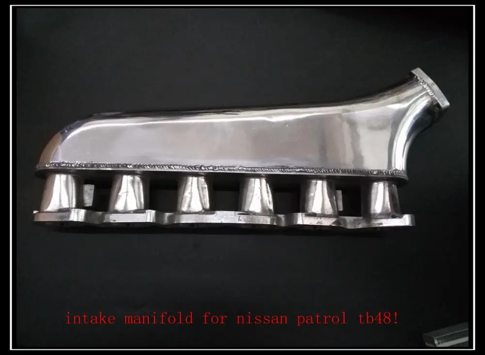 Aluminum Tb48 Air Intake Plenum For Nissan Patrol Y61 4.8l Tb48 Intake