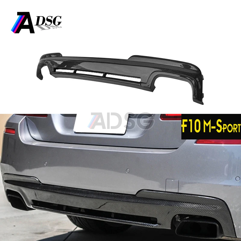 BMW Série 5 F10 F11 Diffuseur Arrière Performance pour Paquet M Pare-Chocs
