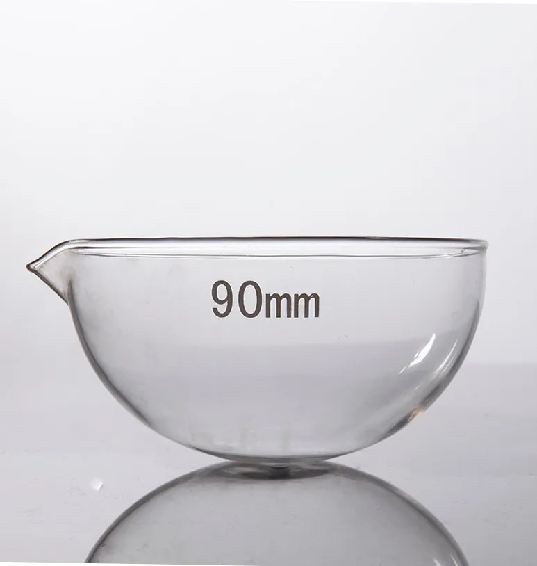 Labs Glass Round Bottom Evaporating Dish With Spout Buy Evaporating