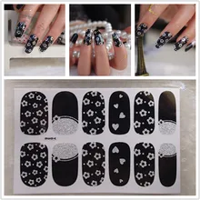 Y031 Hot 2015 Leopard Designs Toe Nail Art Polish Stickers For nail