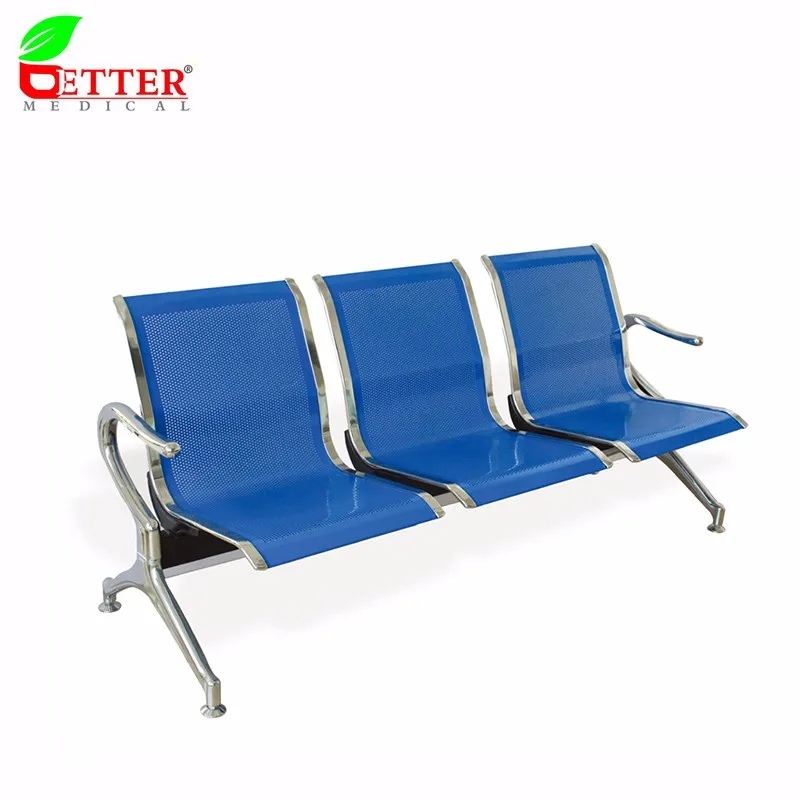 Stainless Steel Three Seater Hospital Waiting Chair Buy 3seater
