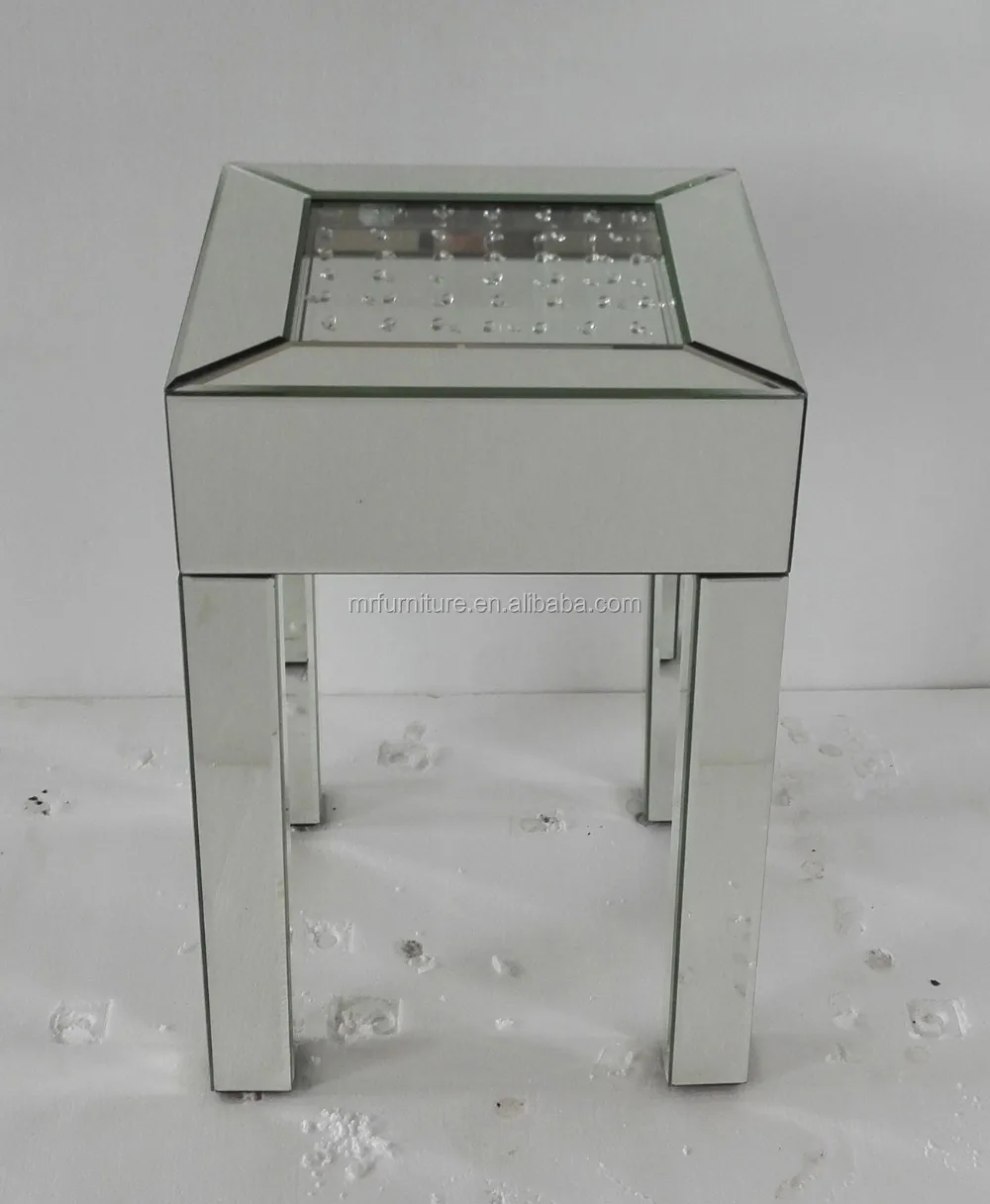 Crystal Diamond Mirror Bedroom Side Table Furniture Set Buy Diamond