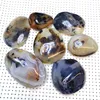 Wholesale Natural Aquatic Agate Stone Quartz Crystal Natural Pattern Agate Stone