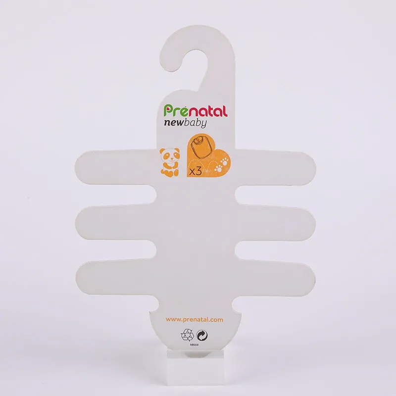 Recycled Hang Baby Bib Paper Cardboard Hanger For Baby Buy Bib Hanger