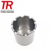 cnc machining custom brake caliper piston titanium, specially by your drawing