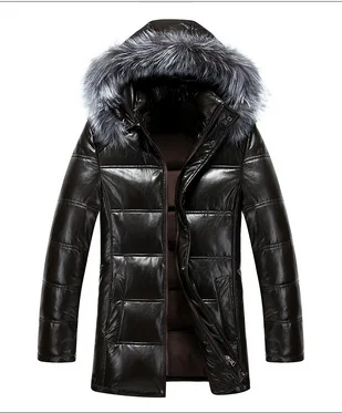 black feather jacket mens