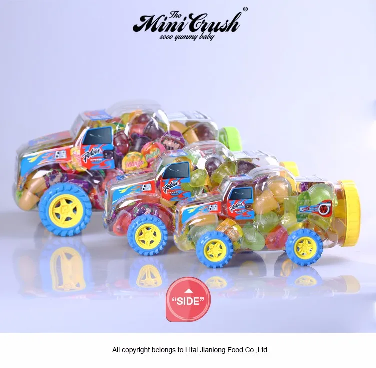Gelatina Comestible Mini Fruity Gels New Choice Jelly In Car Jar - Buy ...