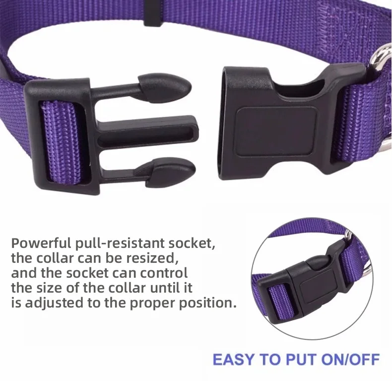 Adjustable Bulk Waterproof Custom Wholesale Hunting Fancy Dog Collar