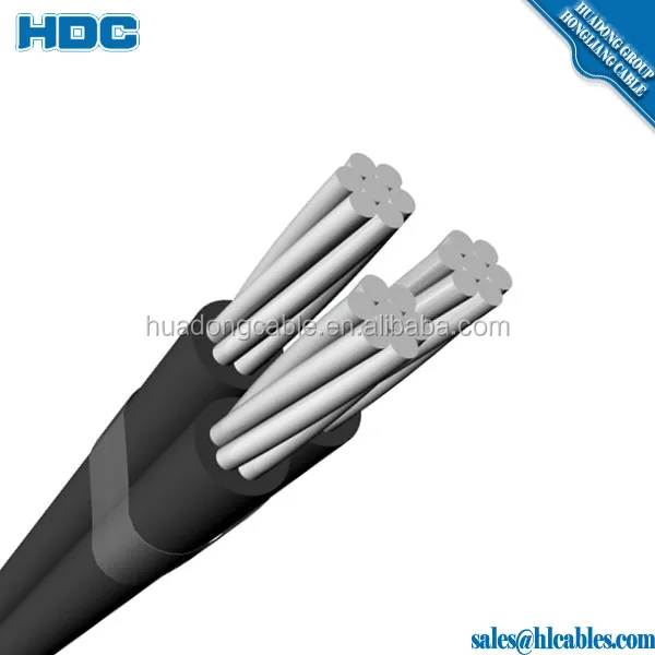 Quadruplex Aluminum Cable Type Mobile Home Feeder 4 0 Awg 2 0
